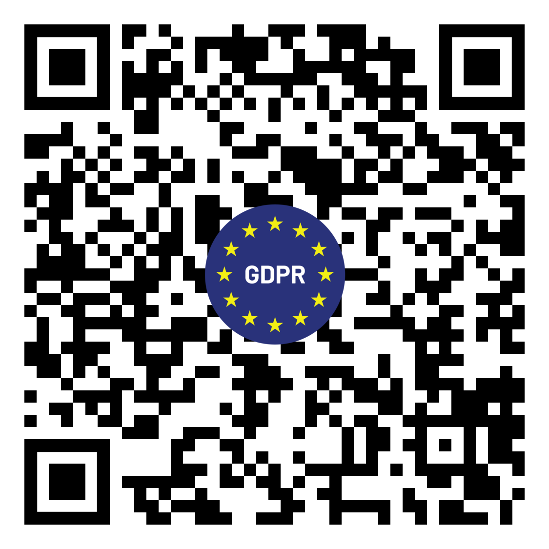 QR Code for GDPR form